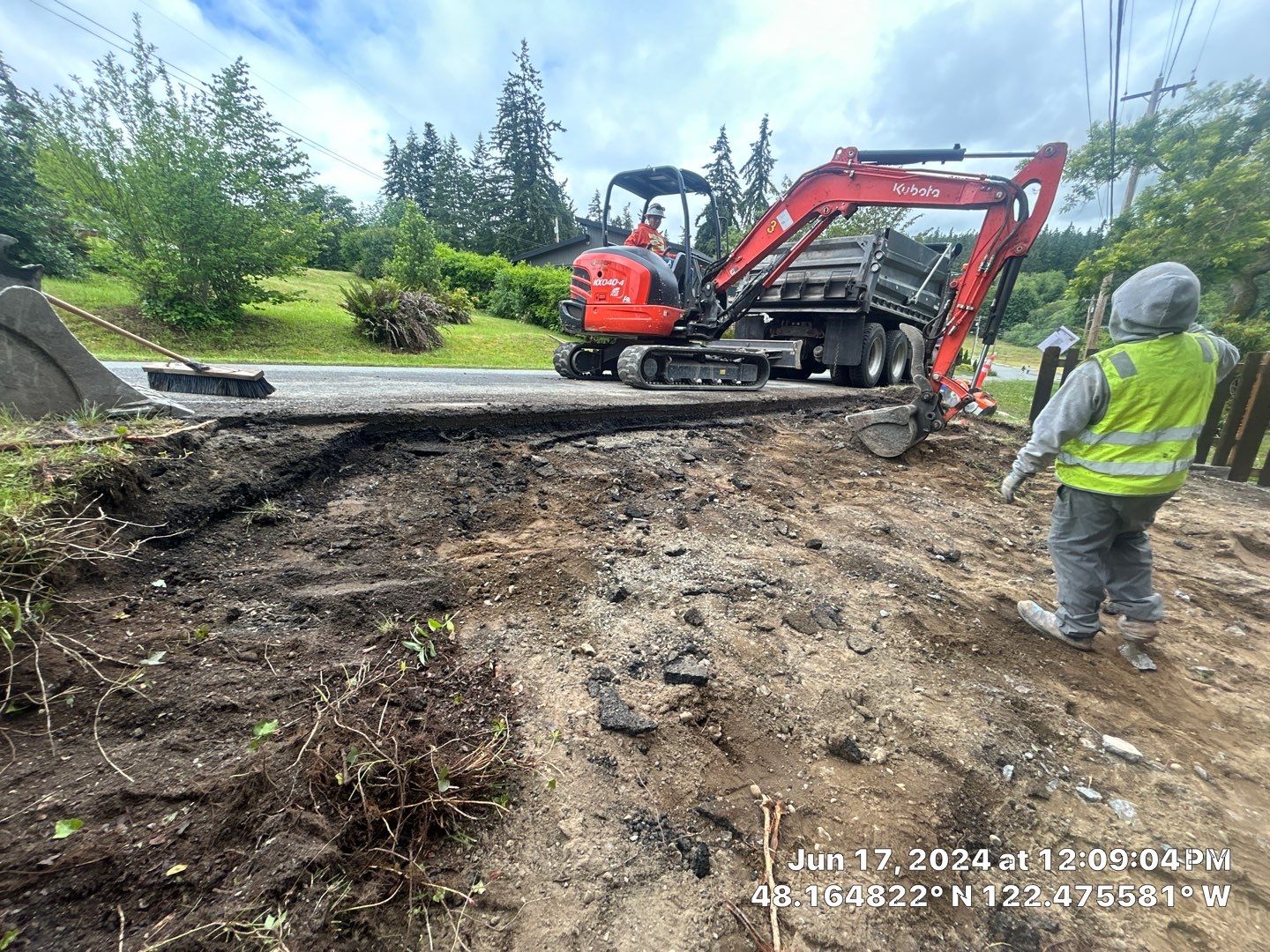 Gerry | Concrete Driveway & Walkway by Jireh Asphalt & Concrete Inc 