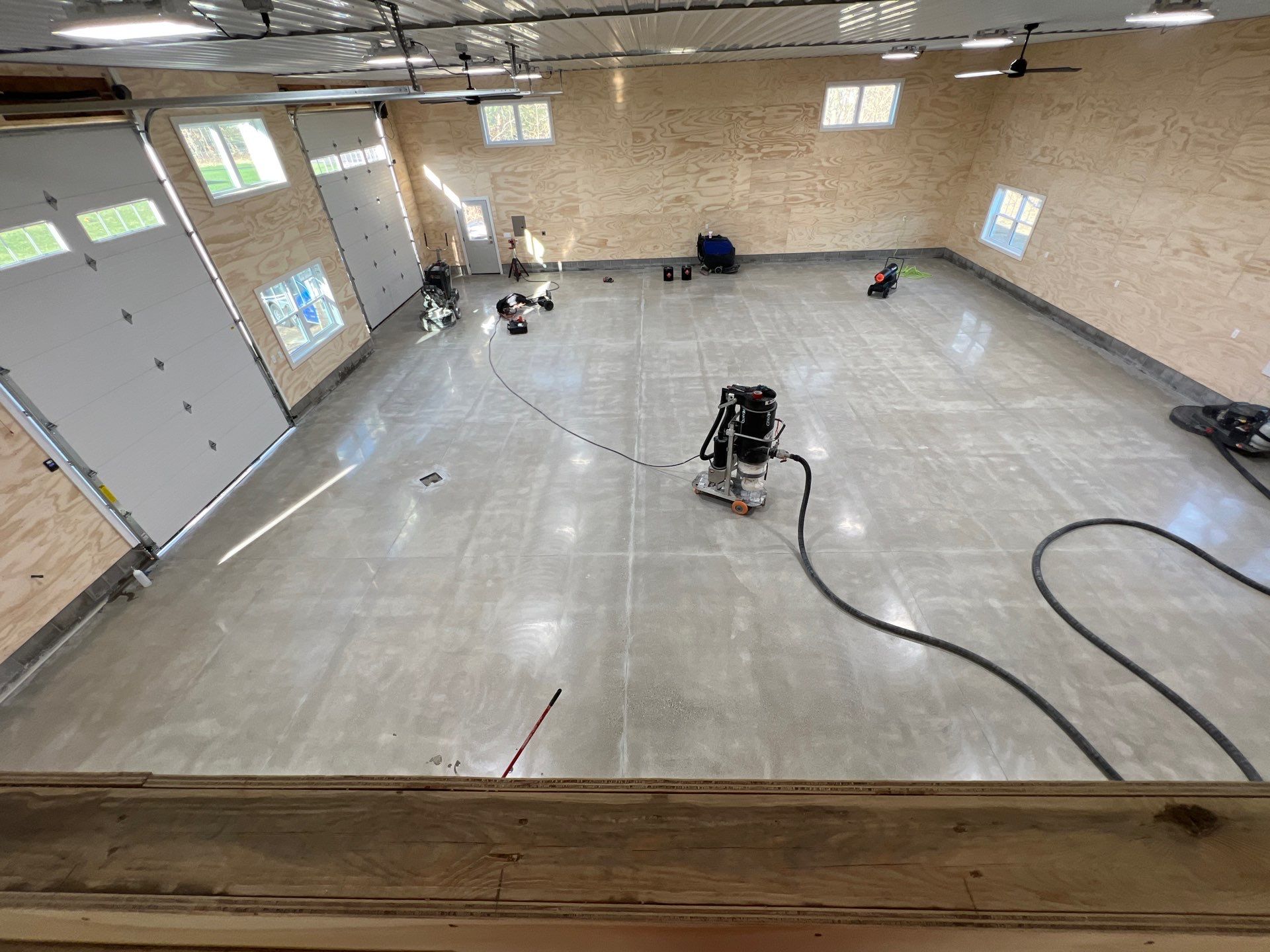 Pole Barn Concrete Polish! by Gordon Painting