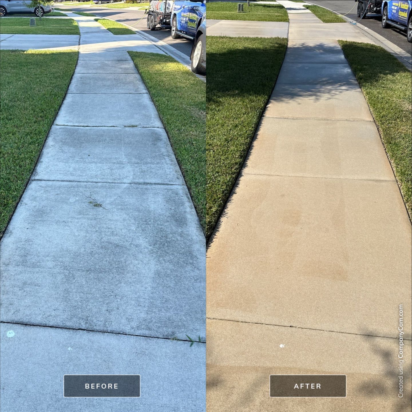 Driveway Cleaning in Palmetto, FL – Trevesta Community by Sunshine AquaWash