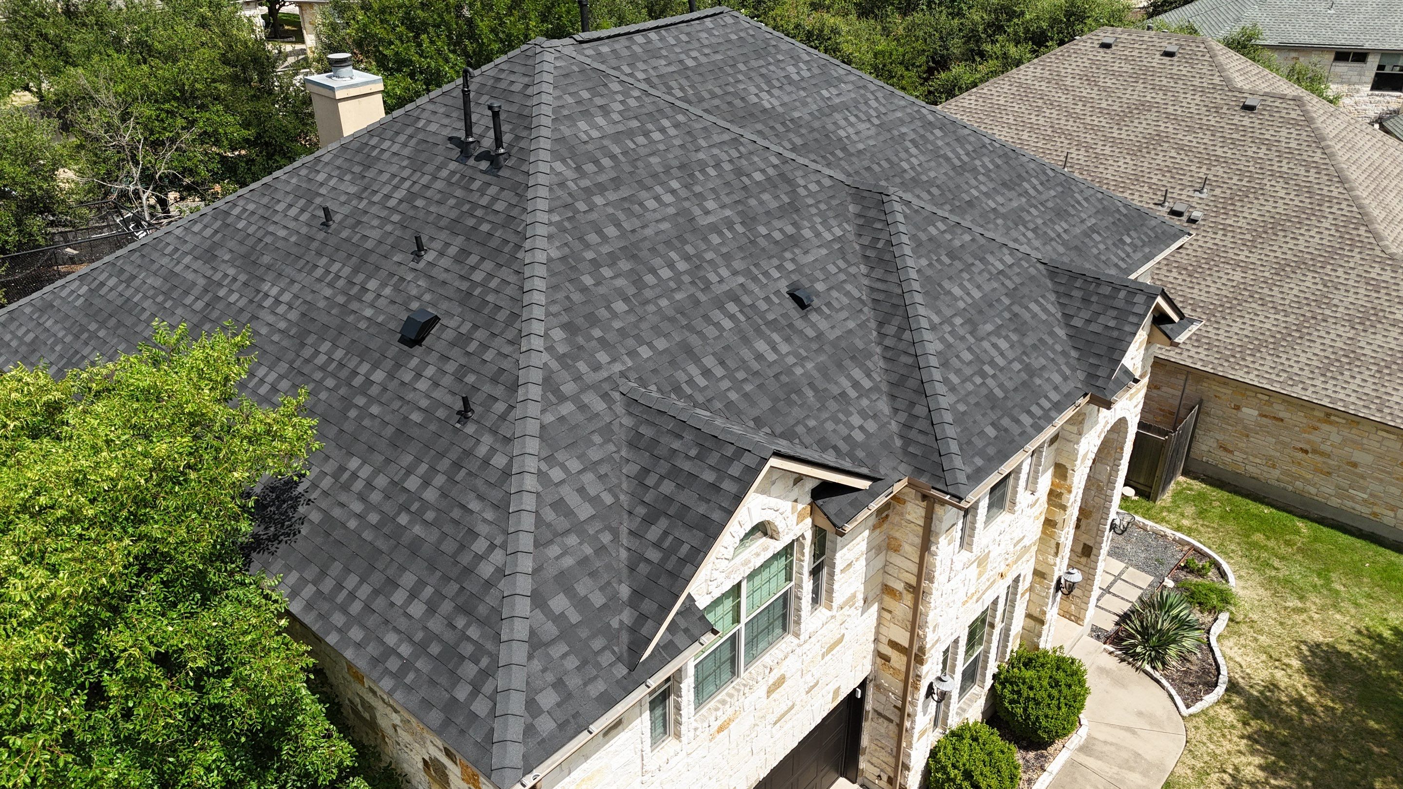 IKO Dynasty Granite Black by Perennial Roofing 
