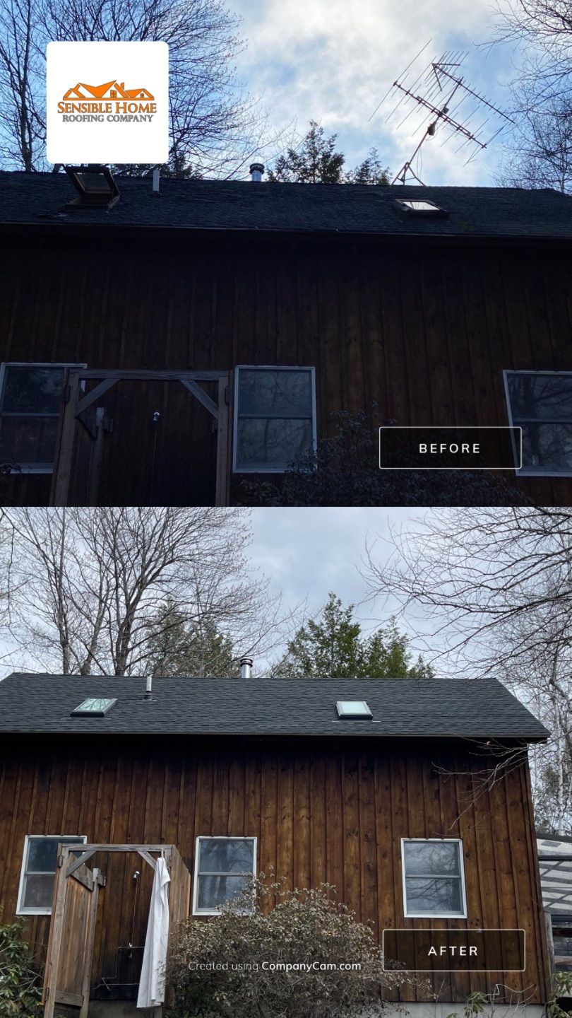 Residential Roofing Installation using GAF Timberline HDZ by Sensible Home Solutions
