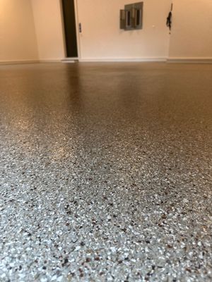 Garage Floor Coating using Creekbed