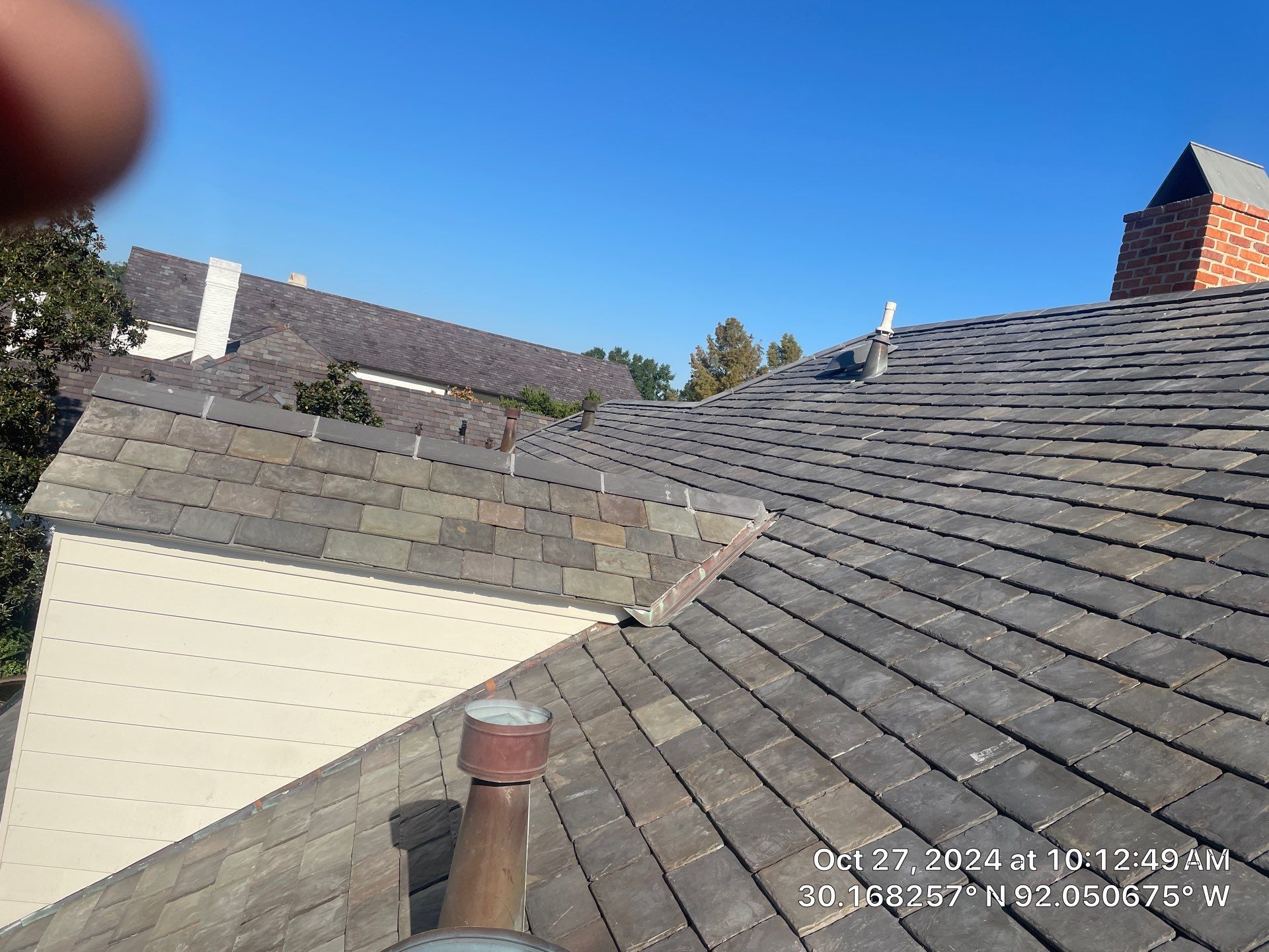 Slate Install on an A Hays Town Home by Ahm Construction LLC