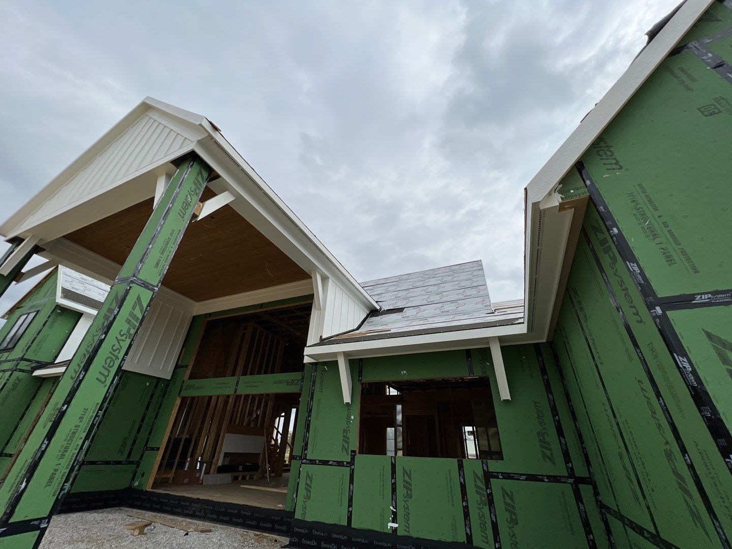 Residential Roofing Installation using Standing Seam Metal - Frost Black by RoofX 