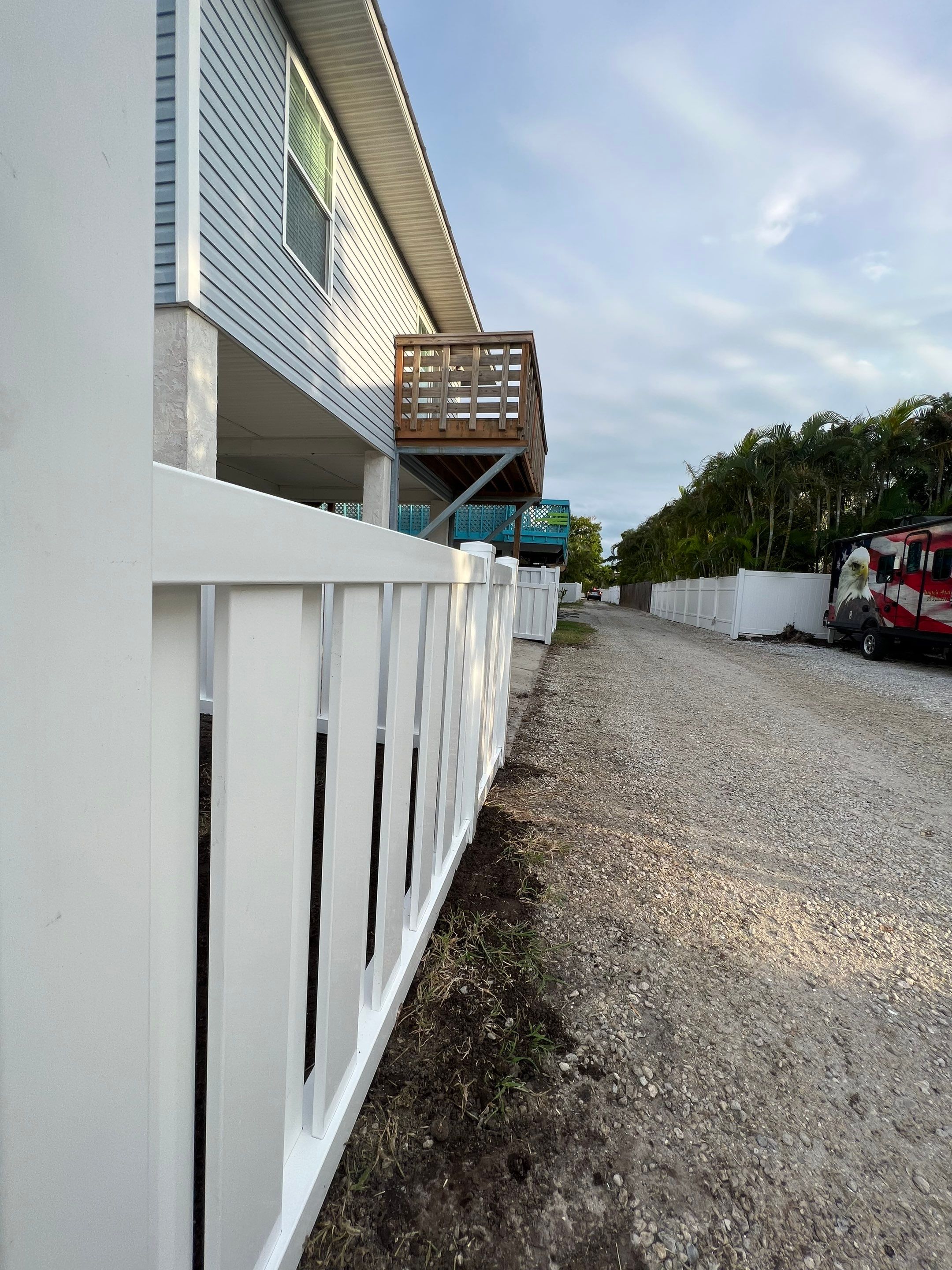 Vinyl Fence Installation using Vinyl Vertical Shadowbox Privacy Fence by Asap fence and gates, LLC