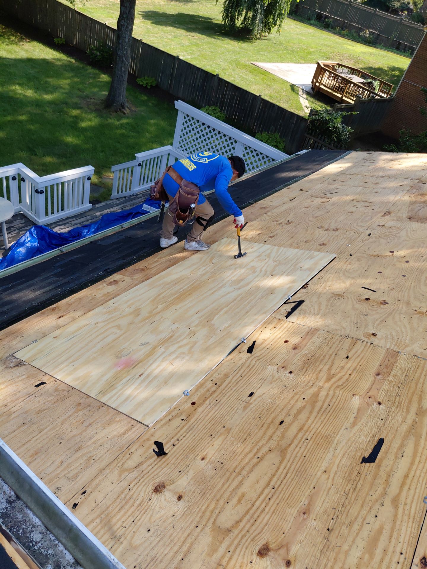 Alexandria: Residential Roof Replacement with GAF Timberline HDZ in Nantucket Morning by RM Banning, Inc.