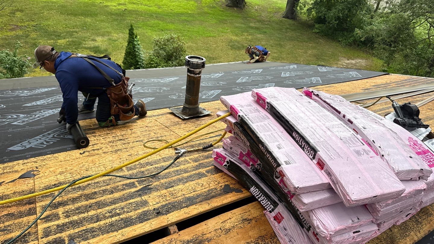 Roof Replacement using Owens Corning Estate Gray by 180 Contractors