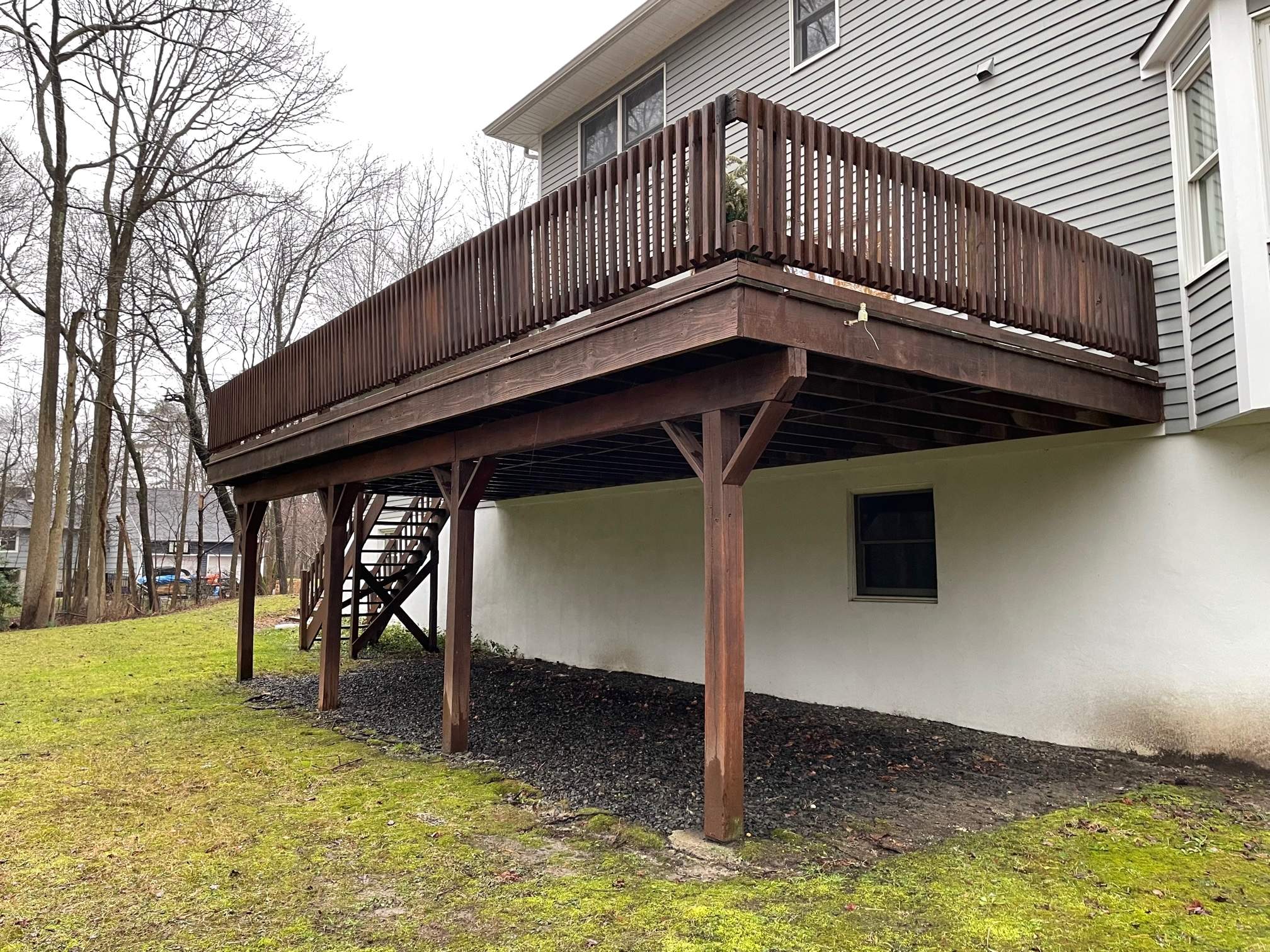 Deck Resurface in wall nj by deck guardian