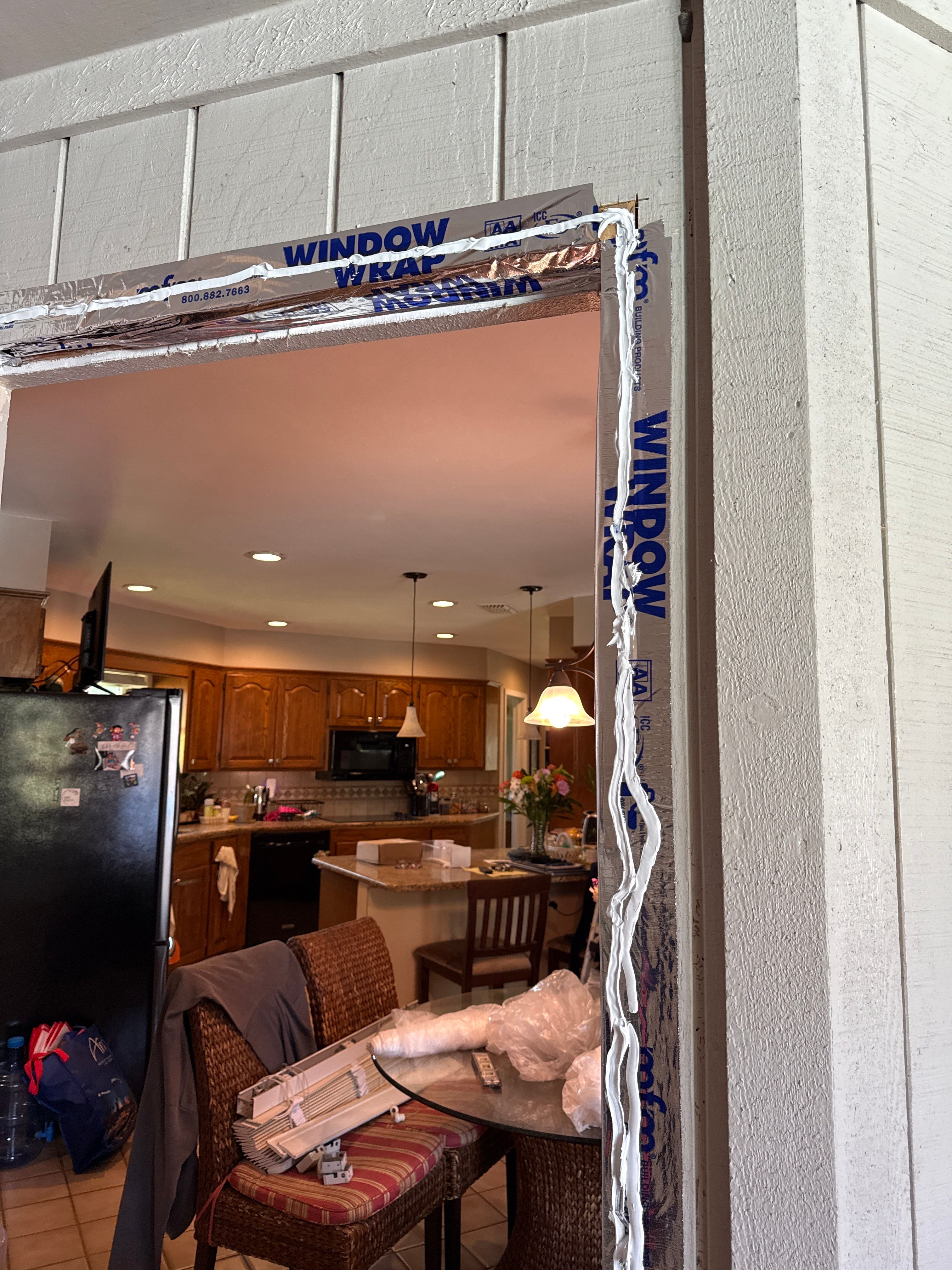 Impact windows brick install by Bayfront Roofing and Construction