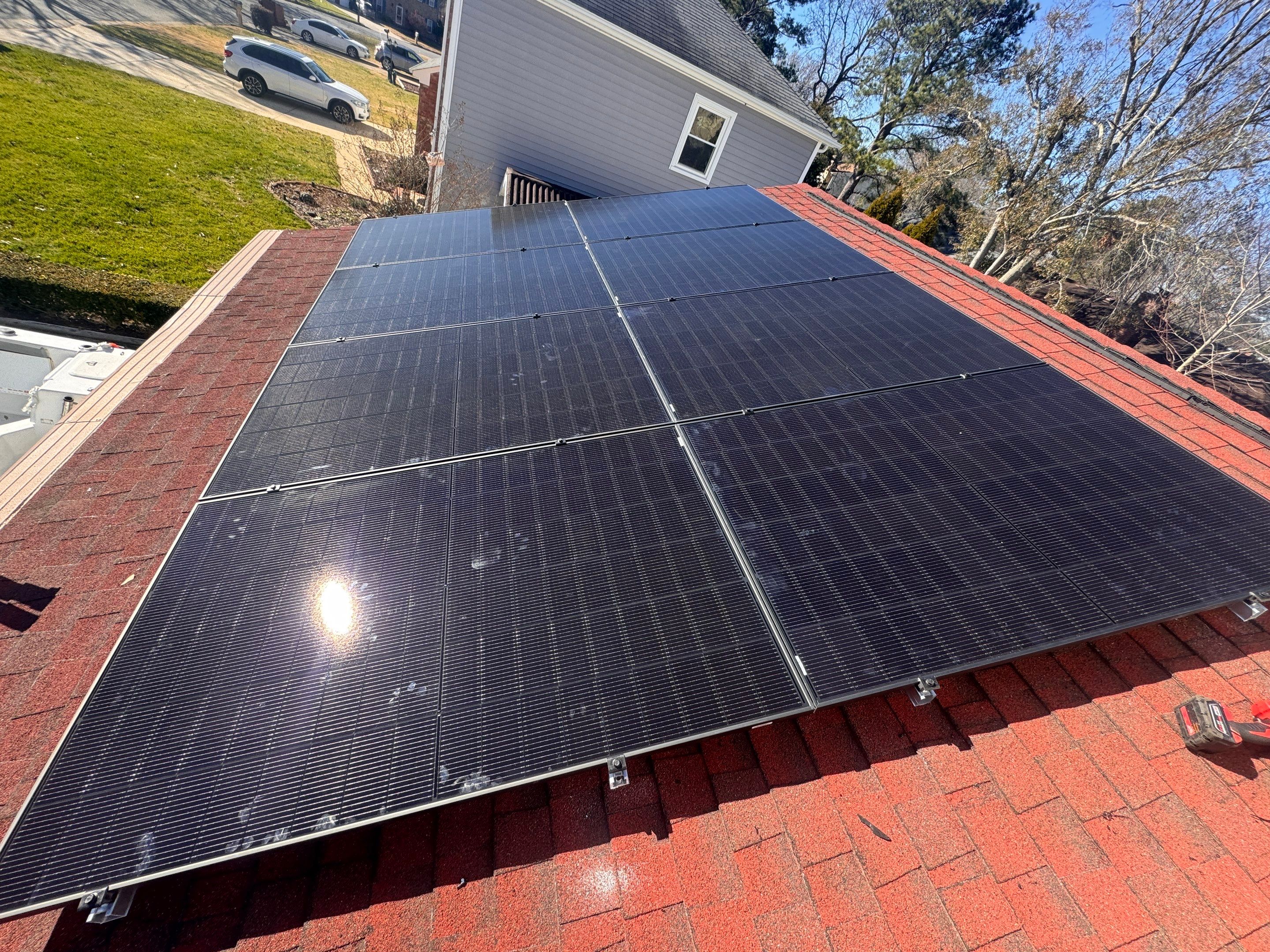 Project in Virginia Beach by Trident Solar
