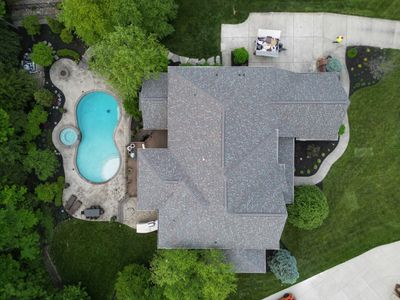 Residential Roofing Installation using Duration Series Shingles - Colonial Slate