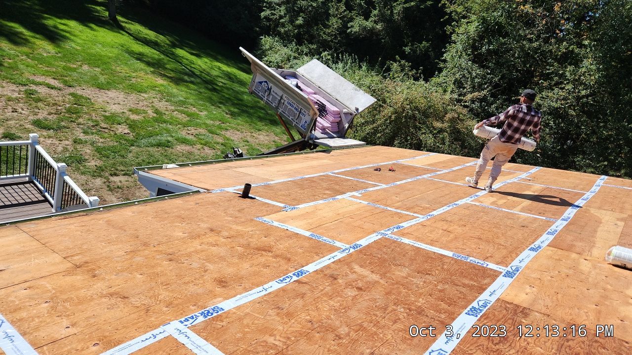 Residential Roofing Installation using Owens Corning Duration Onyx Black by A Plus Exterior