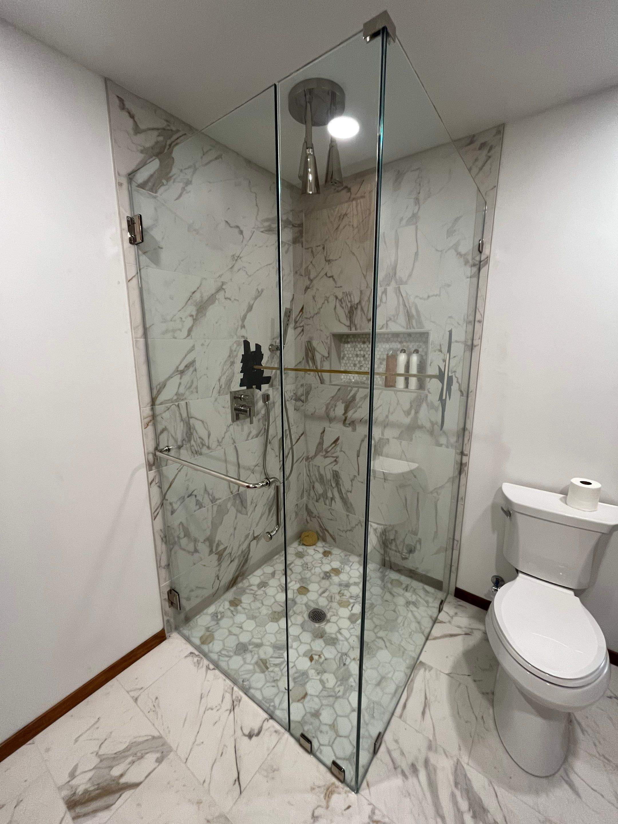 Shower Pictures by Custom Glass Service