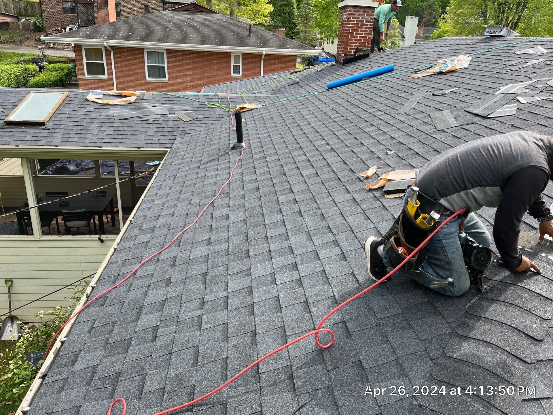 Residential Roofing Installation using Certainteed Landmark Pro Shingles by Fahey Roofing + Contracting
