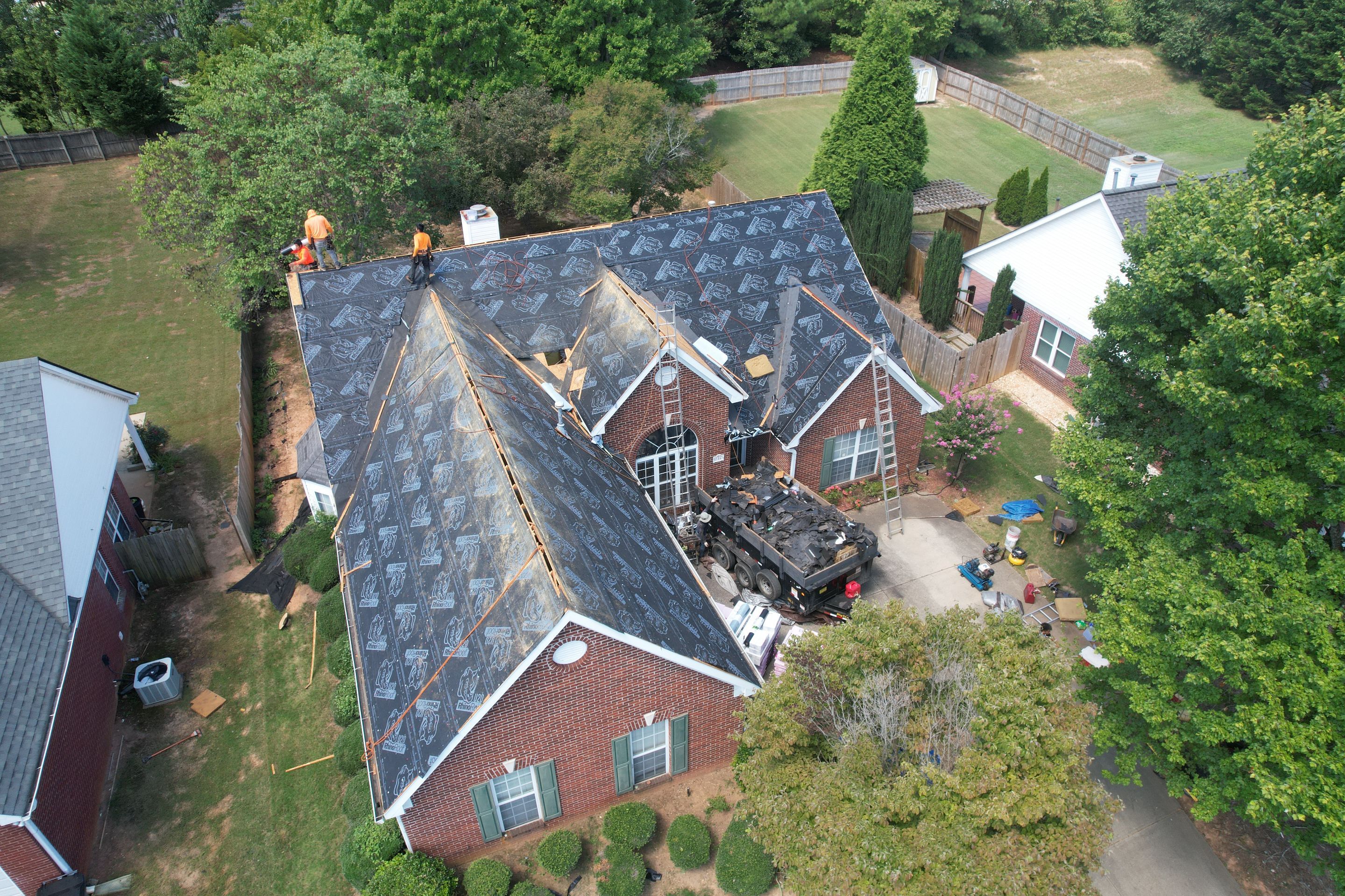 Residential Roof Replacement using Owens Corning Onyx Black by Inspector Roofing and Restoration