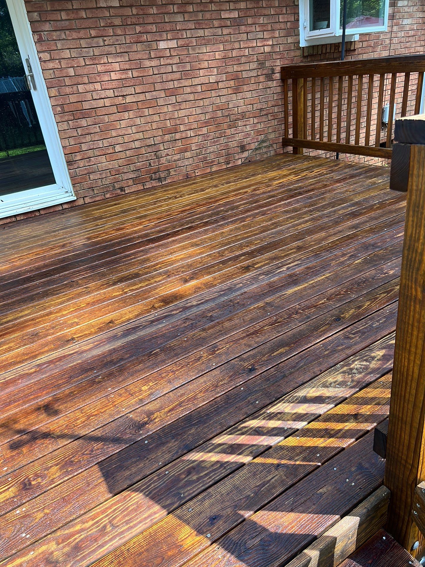 Coated Deck using Wood Sealant by DuraSeal