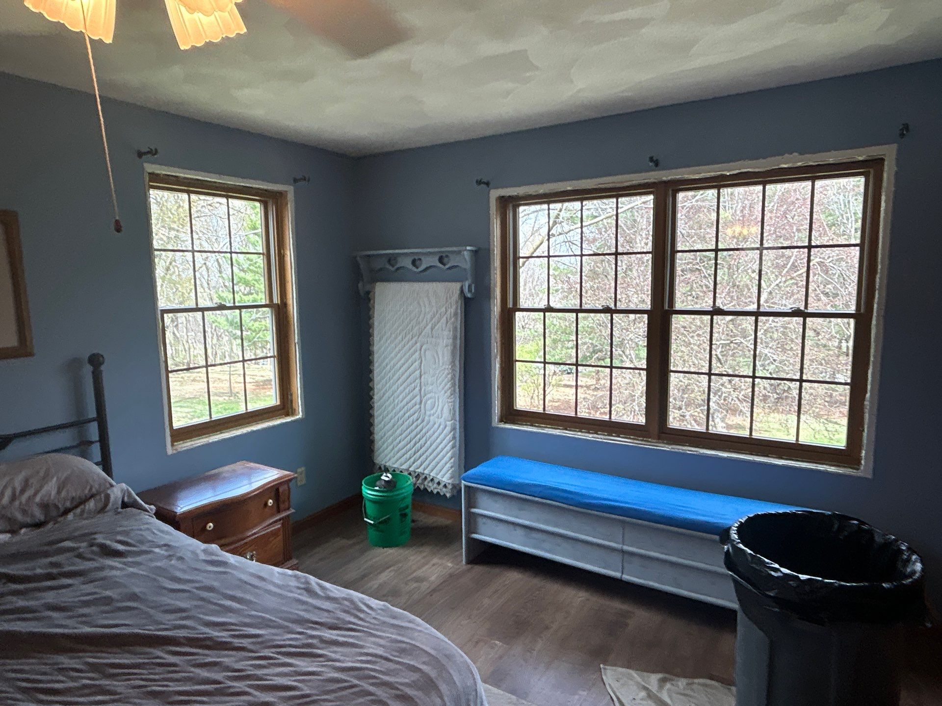 Pella Window installation using Pella Lifestyle wood/Aluminum window by United Windows and Siding LLC
