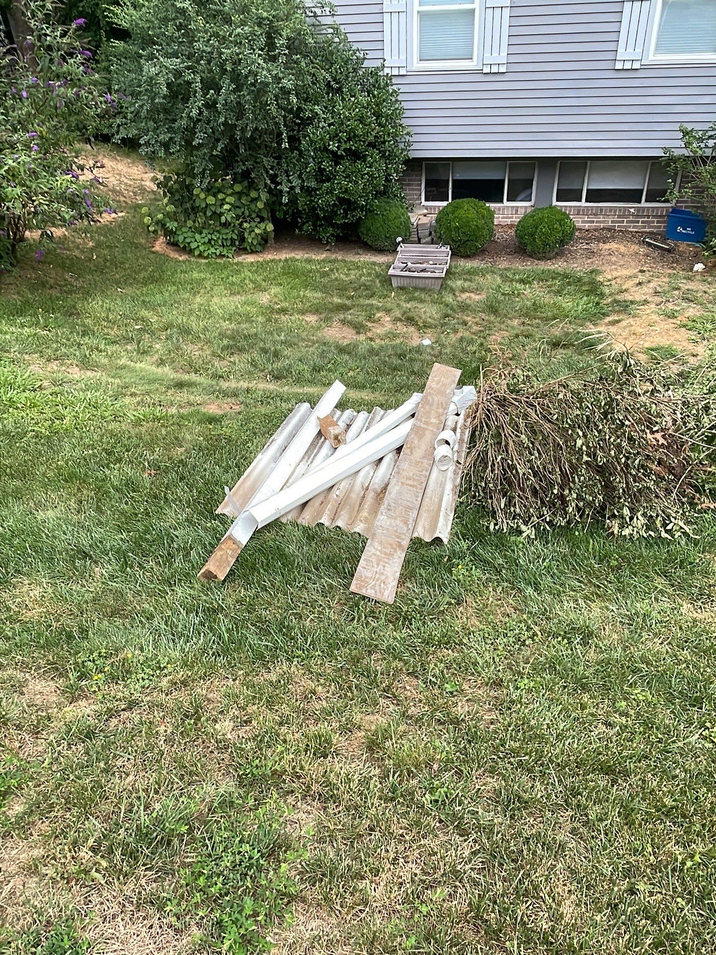 New walkway with stairs and a new front porch by Fairfax Contractors, LLC