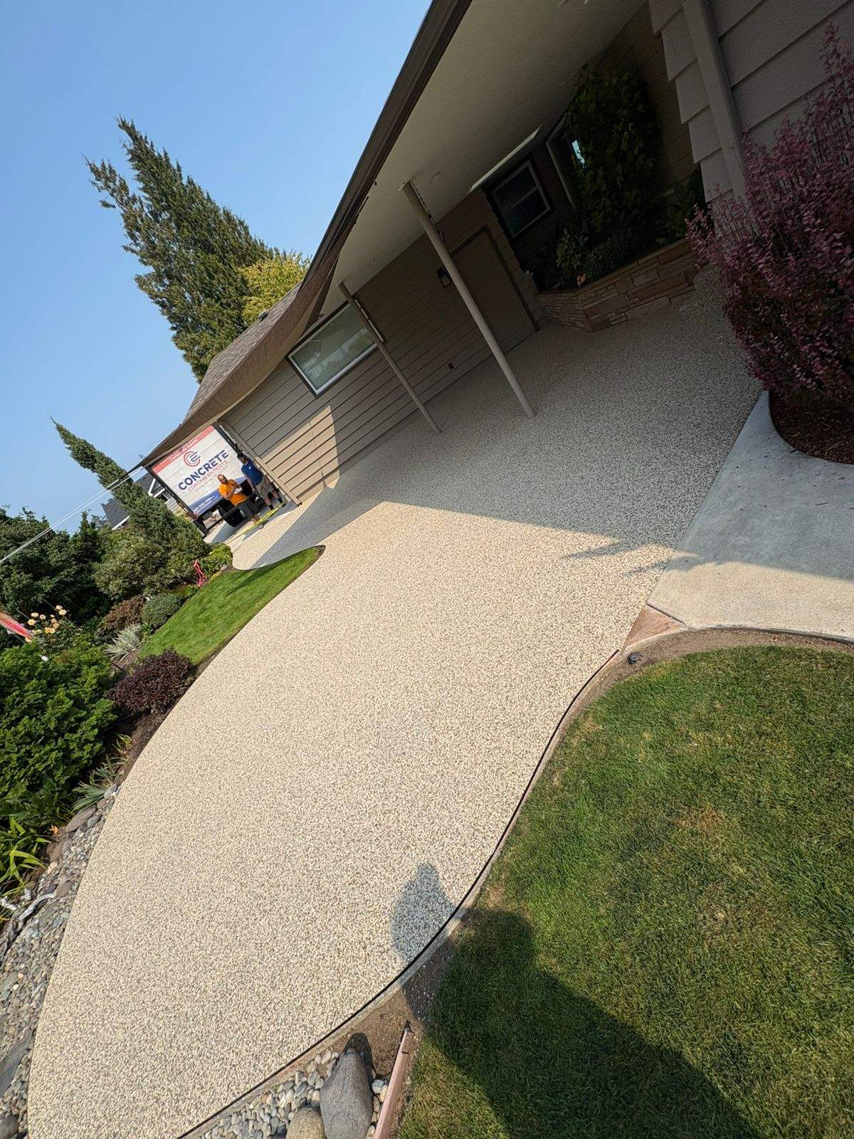 Timeless Charm Patio in Sistine Chapel by Concrete Coating Experts Inc.