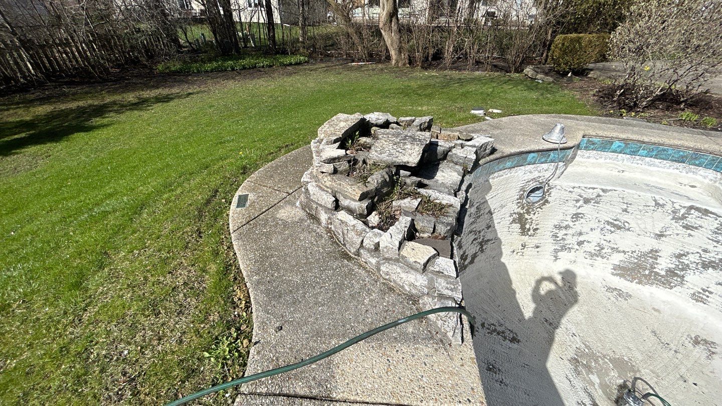 Aggregate Clean and seal using low gloss sealer by Northern Power Washing LLC.