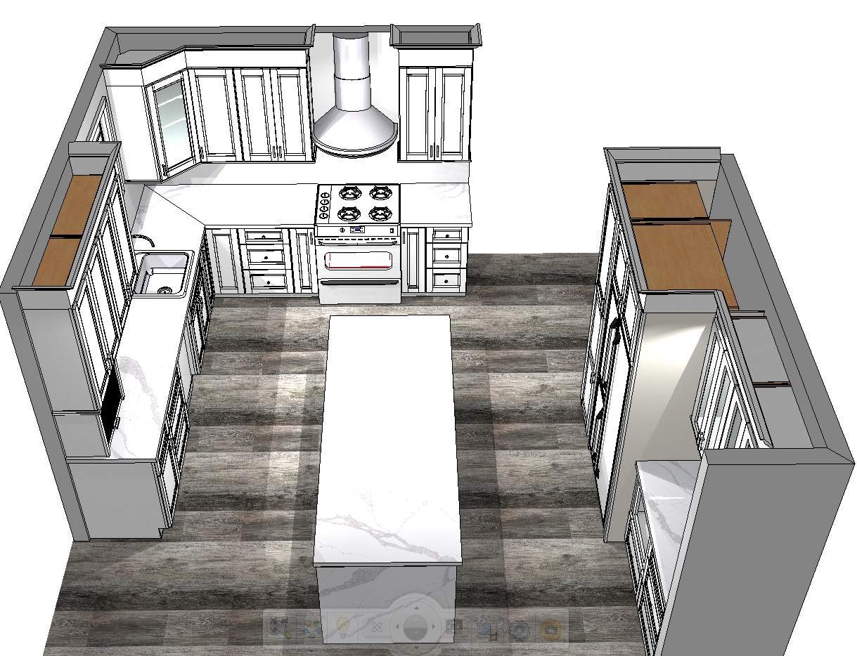 Kitchen Remodel using Cabinets by Home Concepts Construction