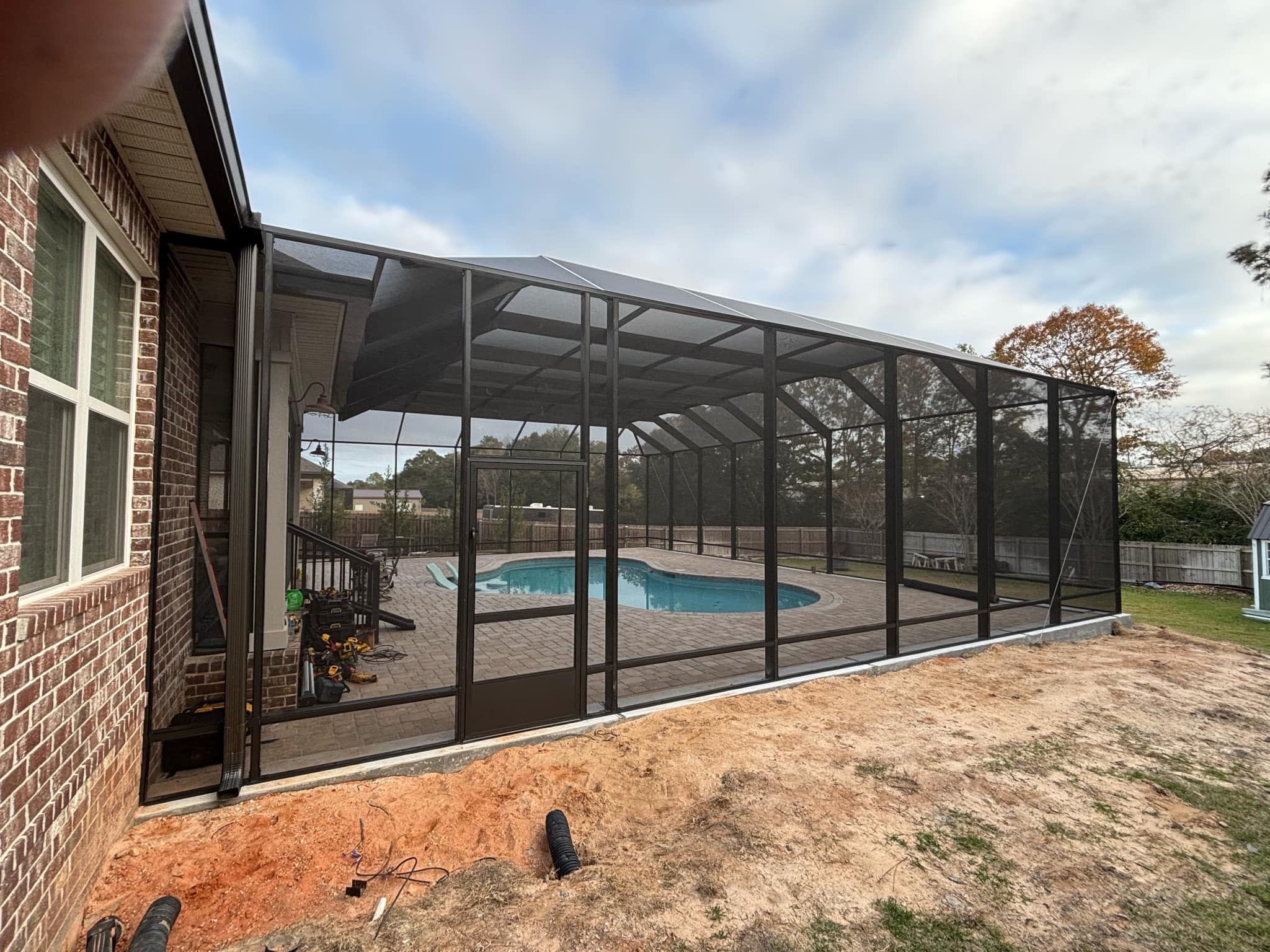 Titan Pool Cage in Baker, FL by Titan Sunrooms