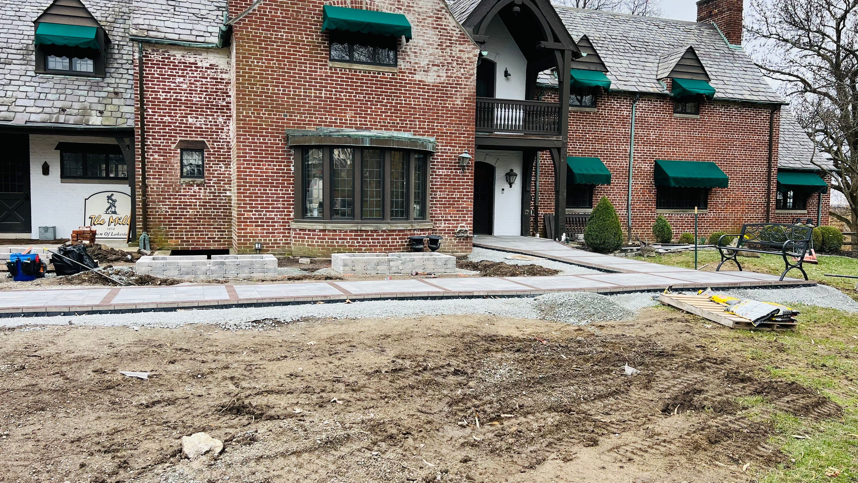 Hardscape Design & Install using Unilock Products by Reisenberg’s Lawn & Landscape, LLC
