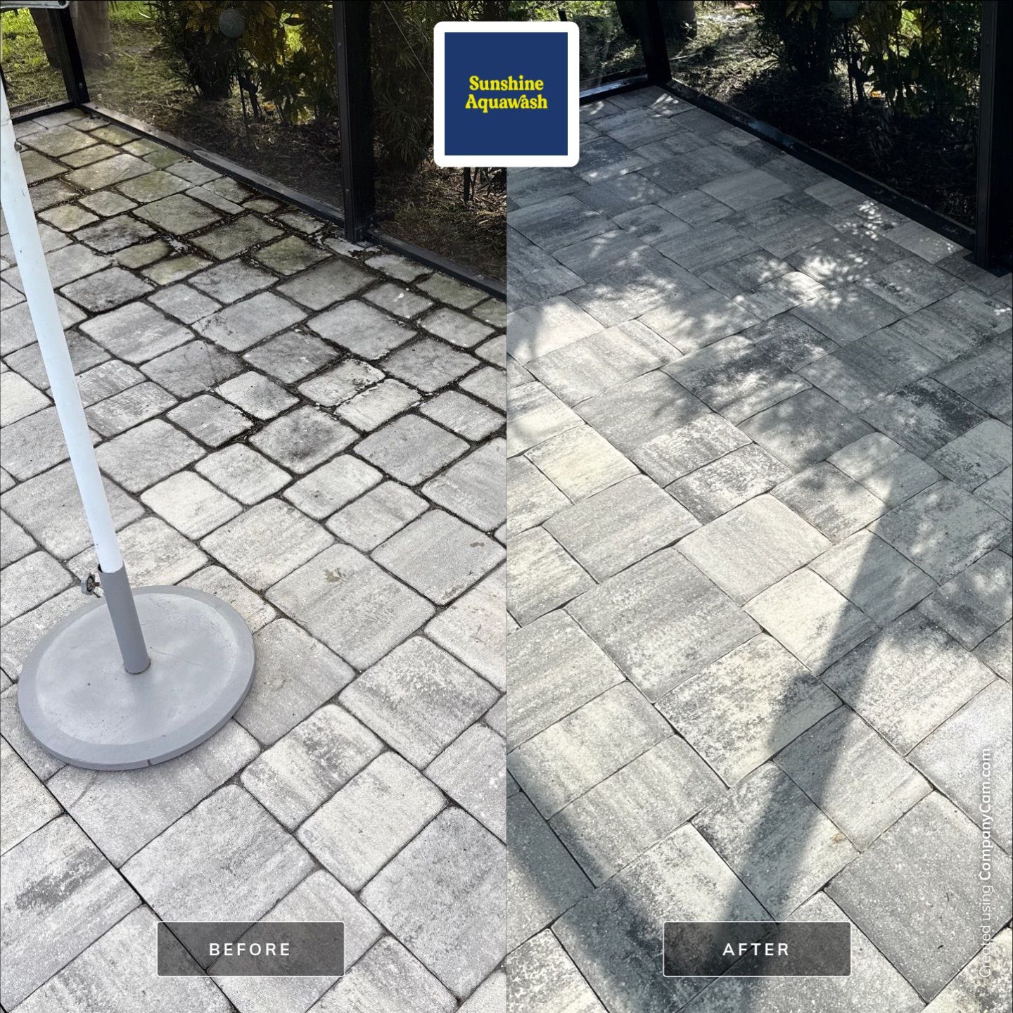 Paver Pool Deck & Screen Enclosure Cleaning – North River Ranch, Parrish, FL by Sunshine AquaWash
