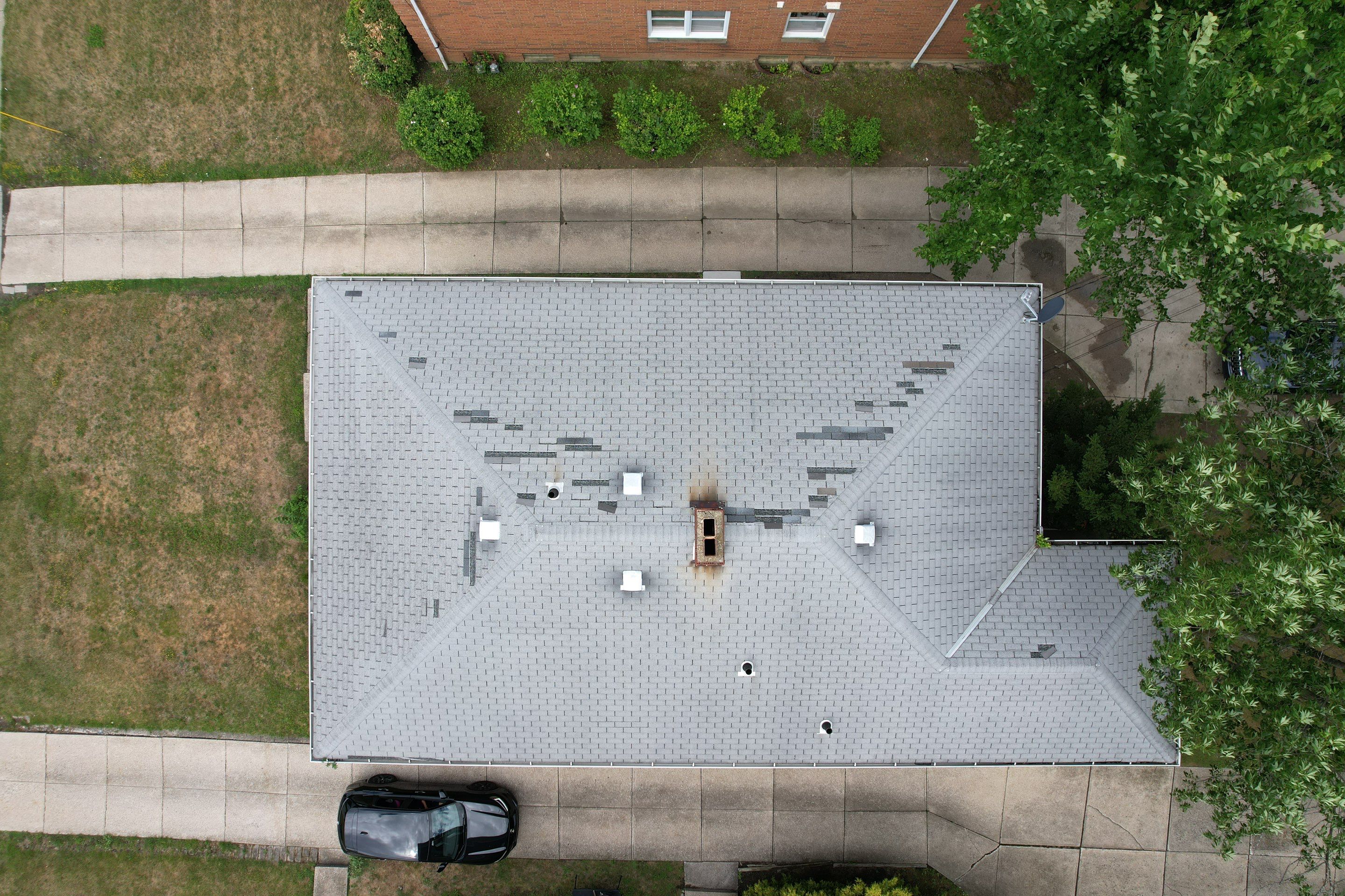 Twin South Euclid Duplex's - GAF Timberline HDZ Pewter Gray Roof Replacement by Atlas Roofing & Restoration