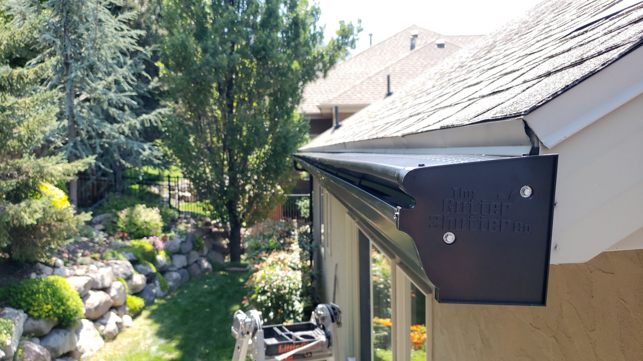 Project in Cottonwood Heights by Emerald Gotcha Gutters 