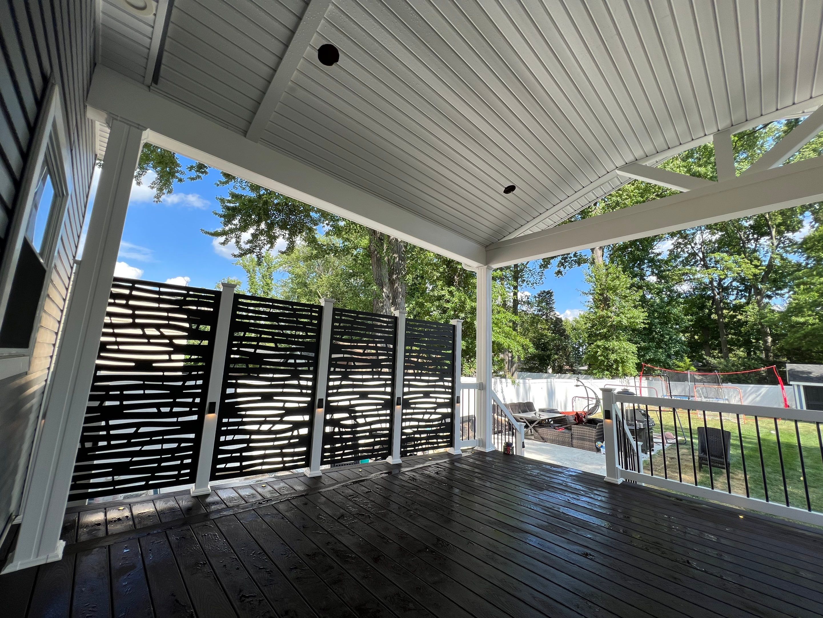 New Deck With Porch by deck guardian
