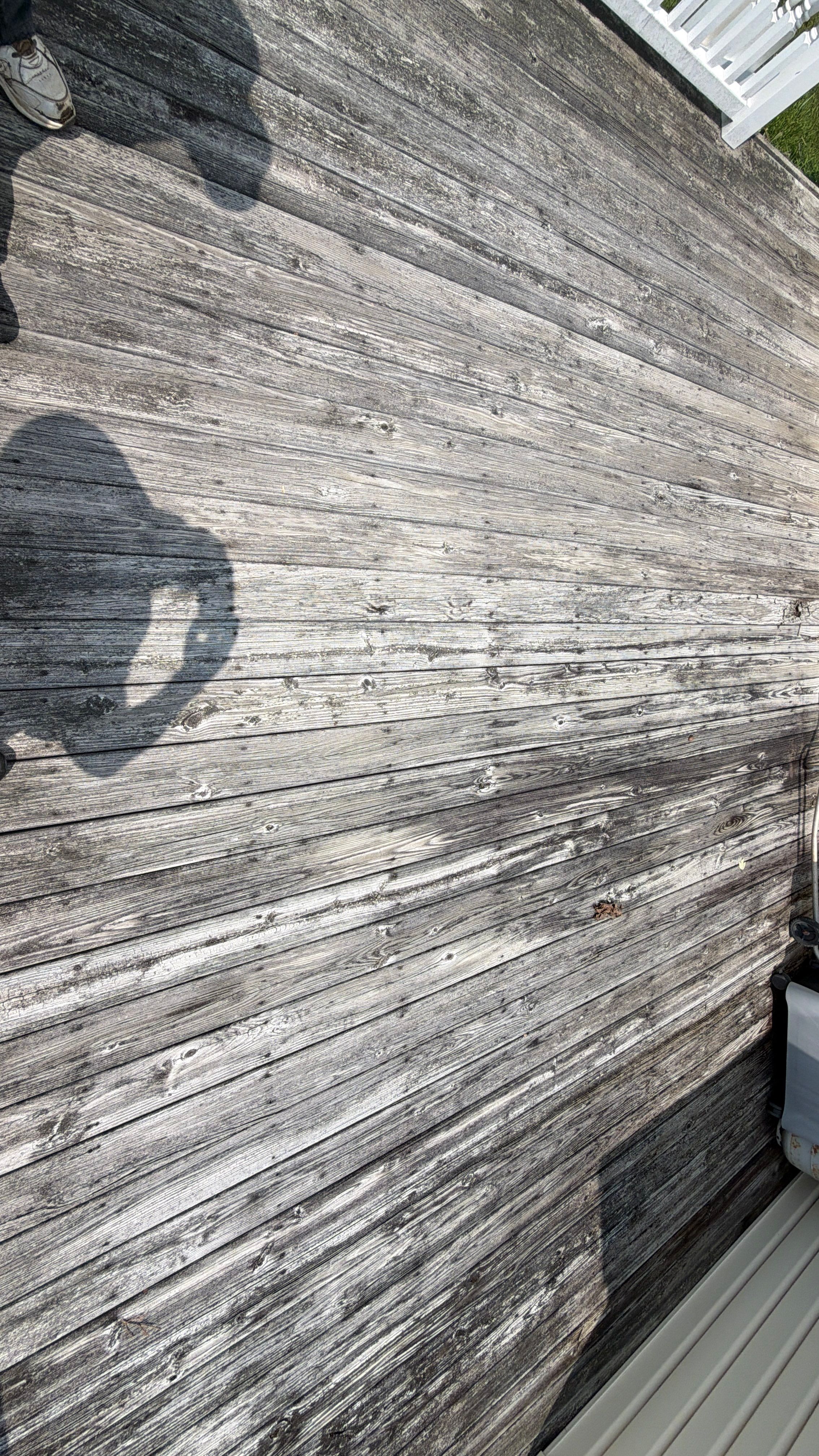 Vinyl Siding House Washing and Wood Deck Restoration in Carroll County by Baltimore Pressure Washers Inc.