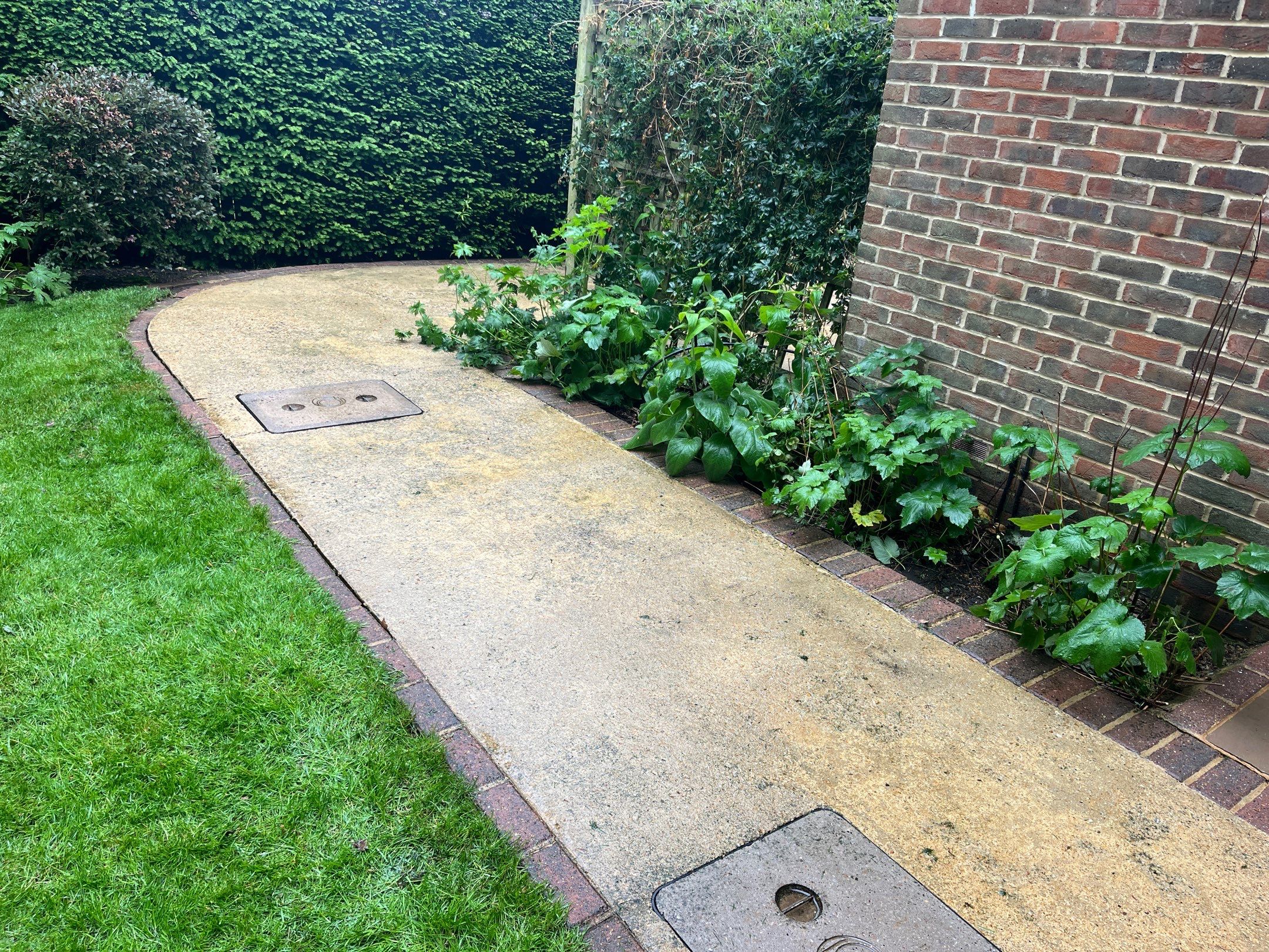 Patio Clean using 18inch Whirlaway FSC by Ges Exterior Cleaning ltd