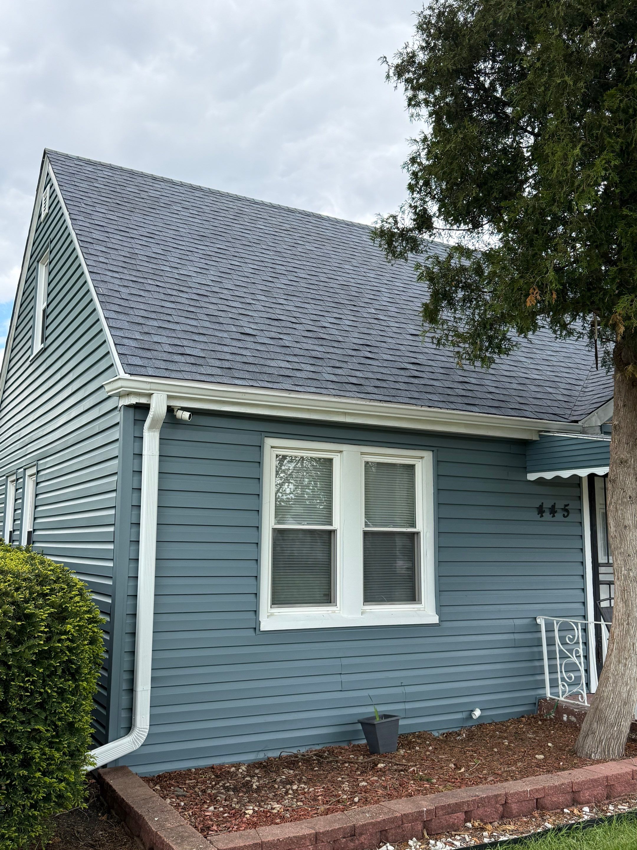 Roof and siding replacement by wind damage by Just Brilliant Restoration JBR