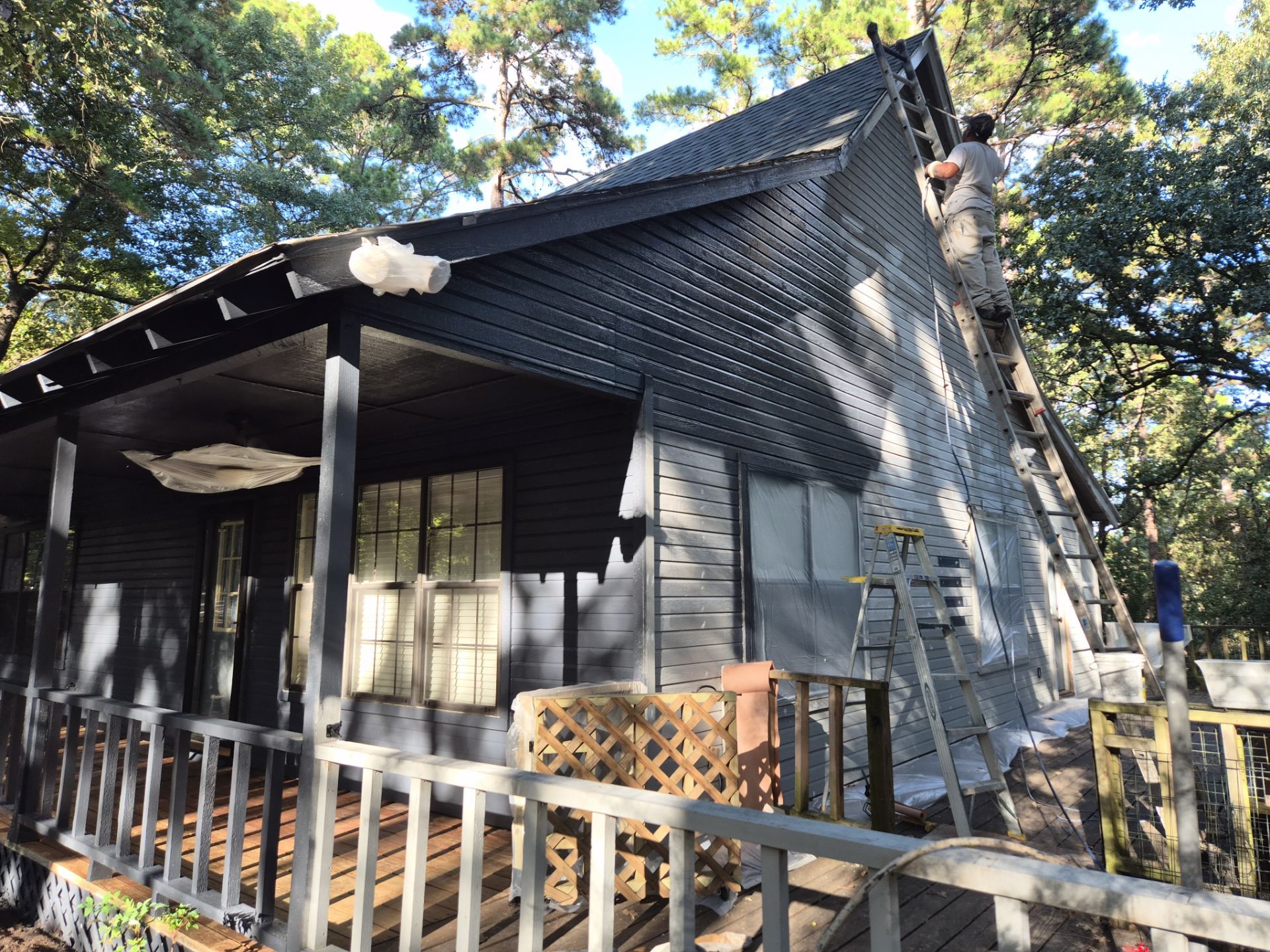 Exterior Painting Project | Holly Lake Ranch, TX 🏡🎨 by Quality Coats Painting