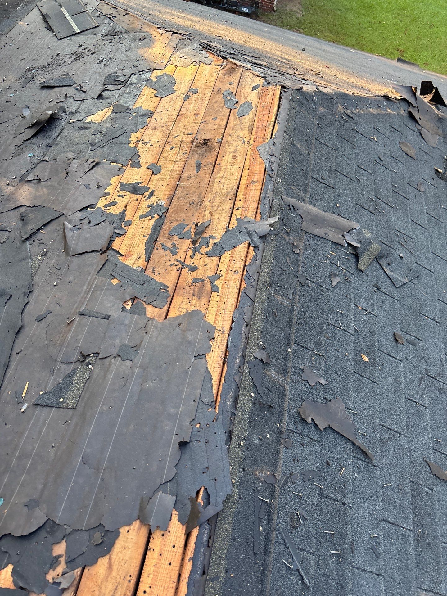 Comprehensive Asphalt Shingle Roof Installation and Decking Repair in Easley by Roofsters
