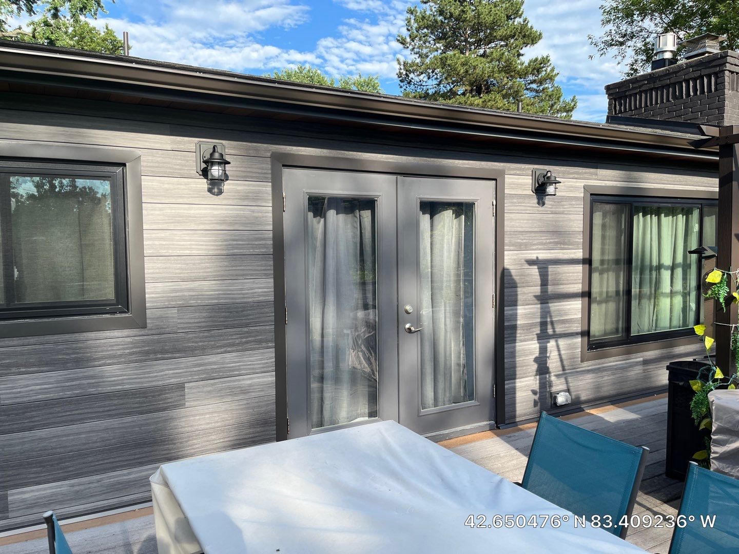 Siding Replacement using Alside Gray Oak by 180 Contractors