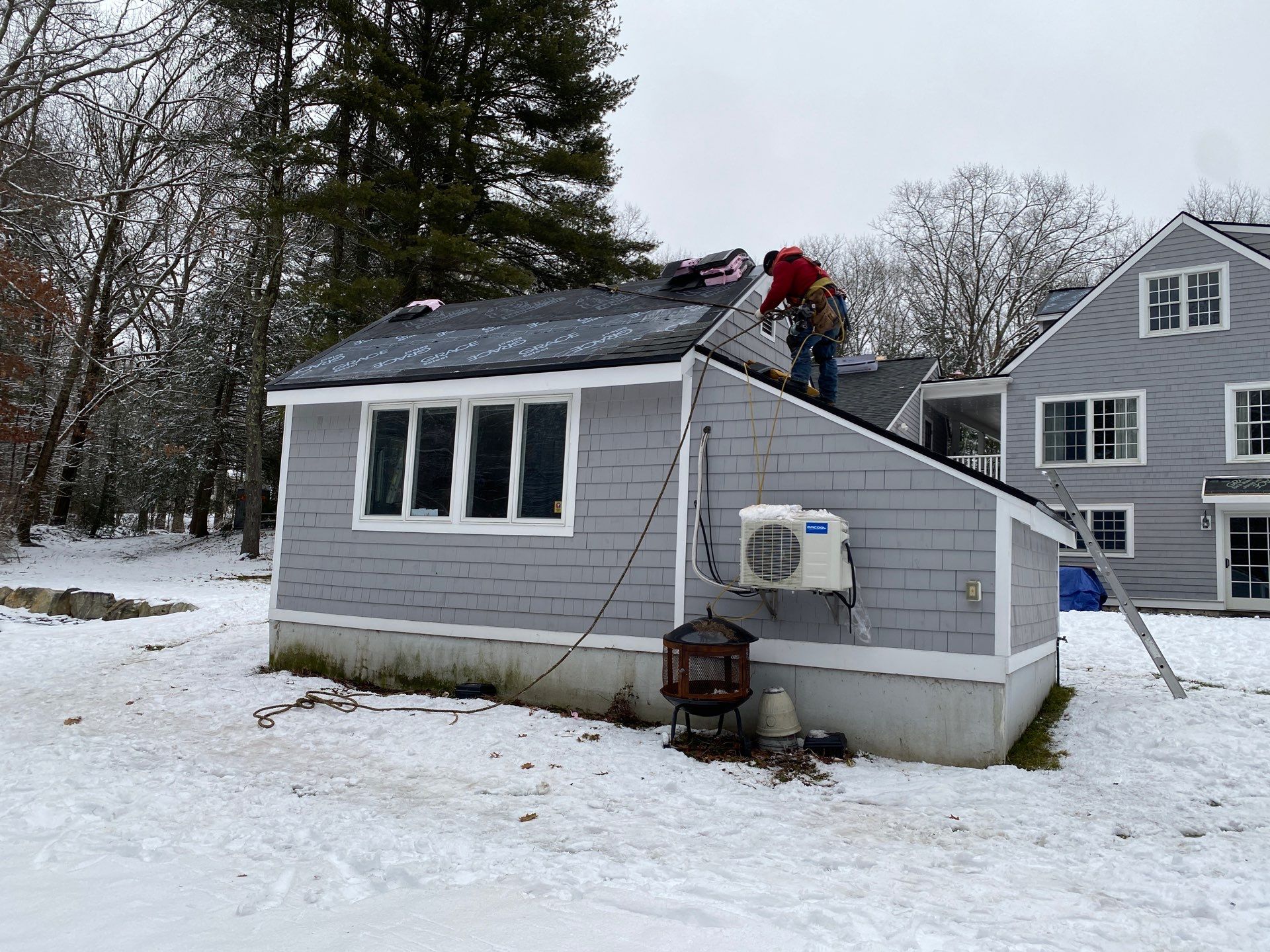 Carlisle Roofing Installation using Owens Corning Shingles and Copper by Mighty Dog Roofing of Greater Middlesex County