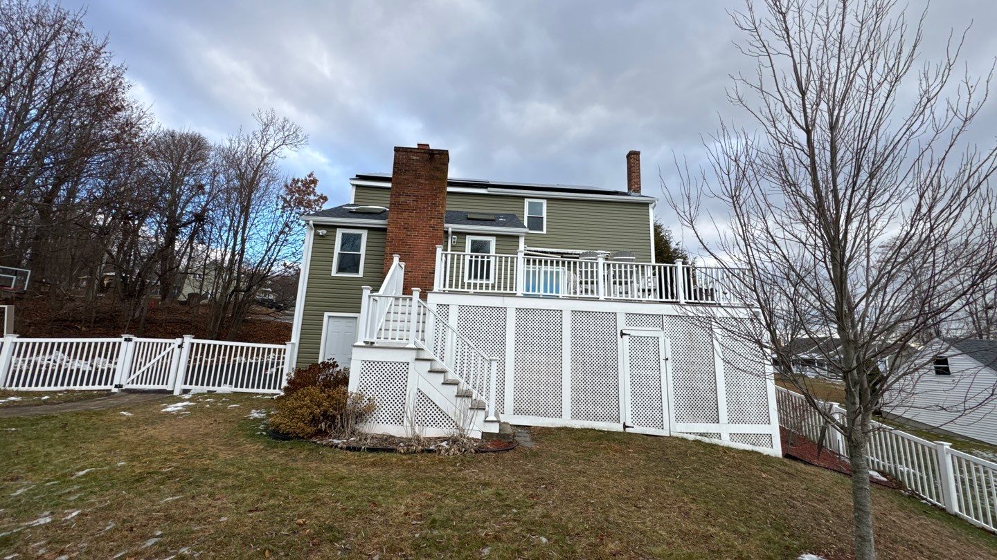 Complete Exterior Home Transformation with CertainTeed Dutch Lap Siding, Windows, Custom Door & Deck Repairs by Sensible Home Solutions