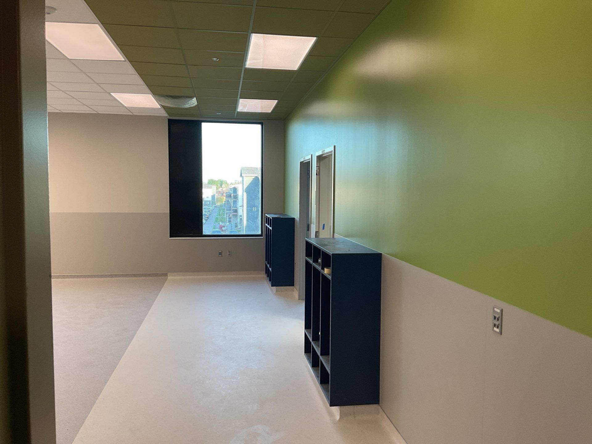 New Commercial Build Painting by Select Painting, Coatings & Garage Cabinets