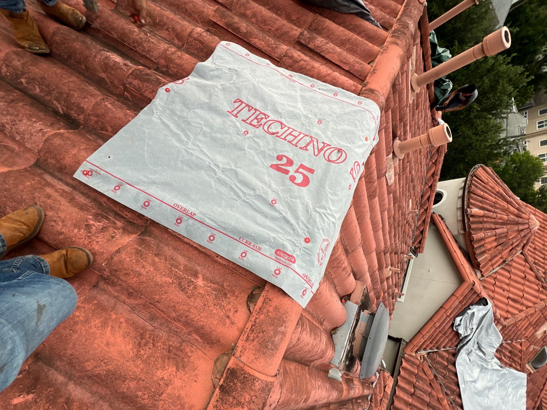 Tile Roof using tile by Roof Repair Company