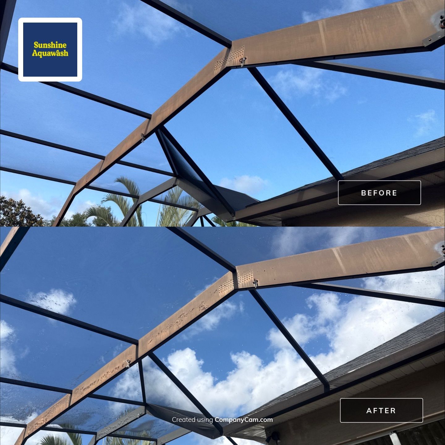 Pool Cage Screen Enclosure Cleaning – Oakley Community, Ellenton, FL 34222 by Sunshine AquaWash