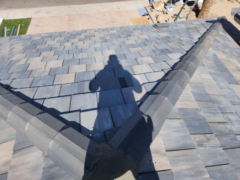 Weathered Ash Concrete Tile by Reimagine Roofing