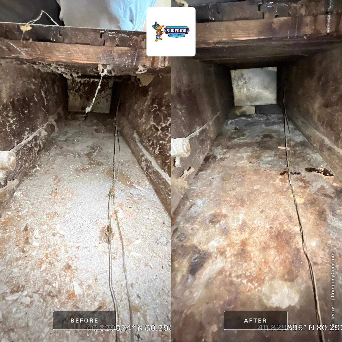Air Duct Cleaning With a Vacuum Truck in Ellwood City, PA by Superior Air Duct Cleaning