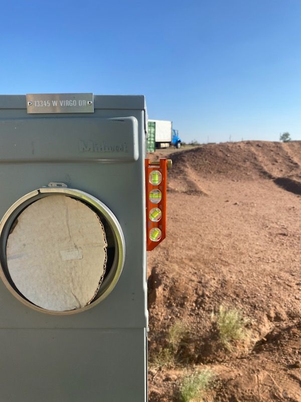 Project in Eloy by Mobile Home Installations