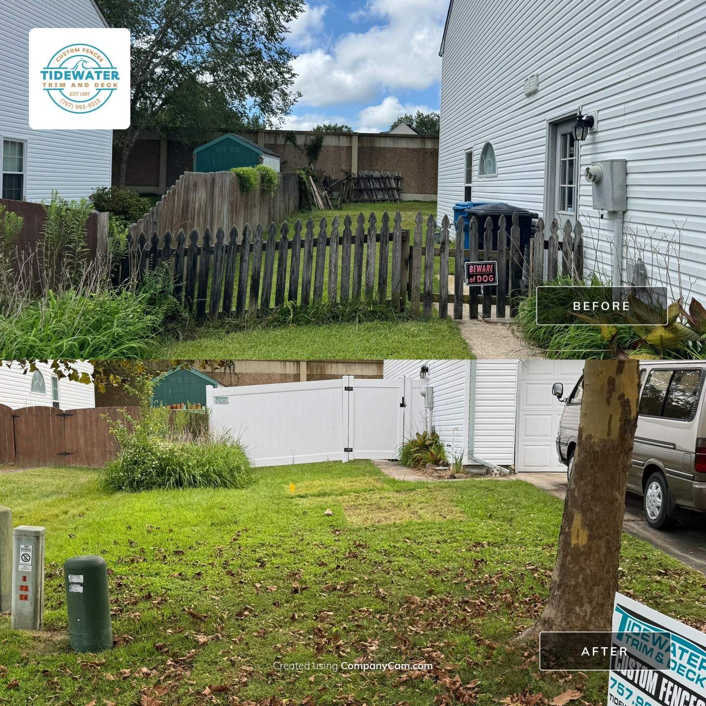 The Smart Choice in Fencing by Tidewater Fence