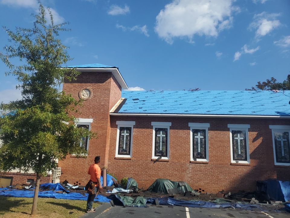 Church Roof Replacement using Owens Corning by Inspector Roofing and Restoration