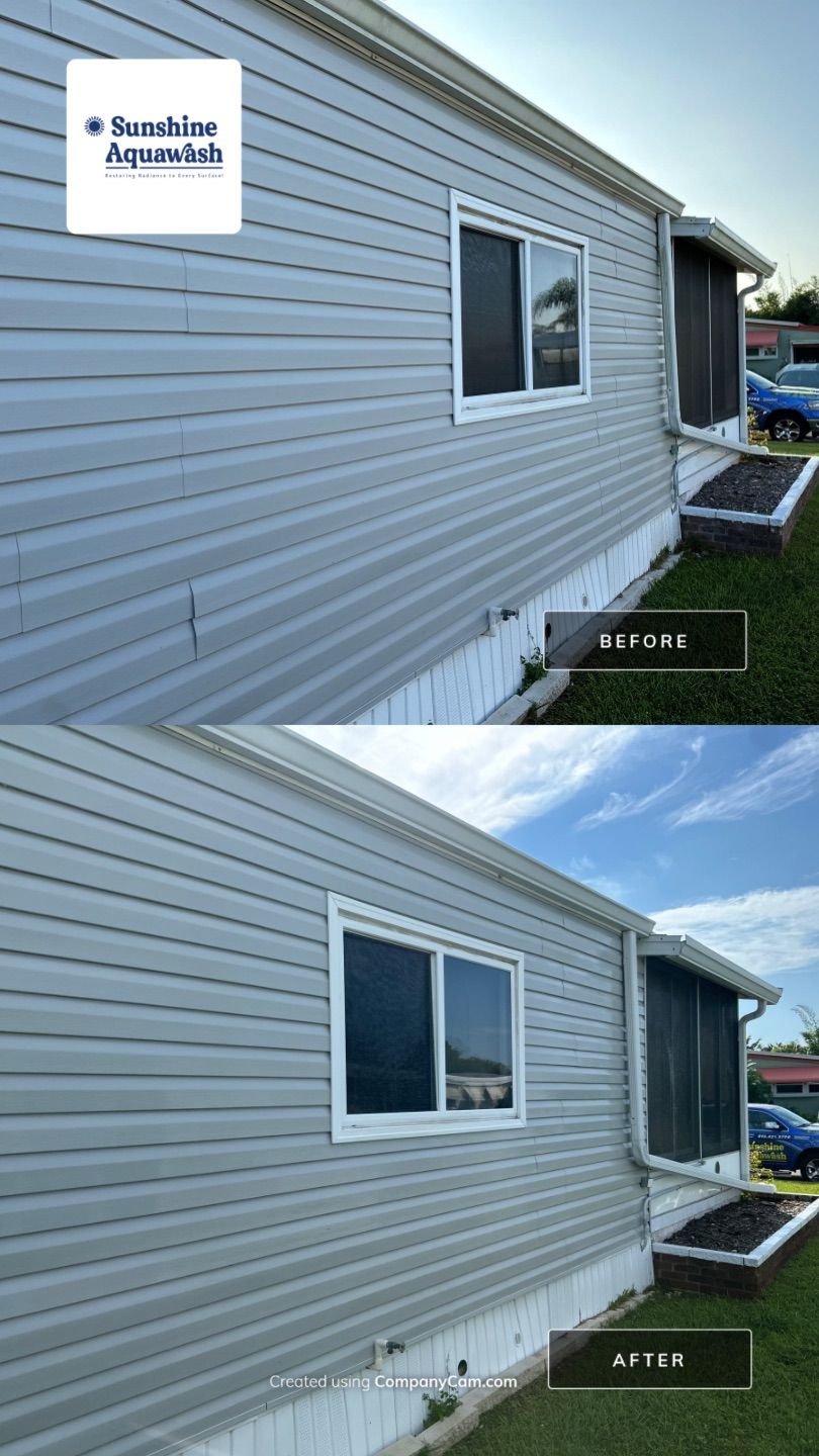 🏡 Mobile Home Soft Wash – Colony Cove, Ellenton, FL by Sunshine AquaWash