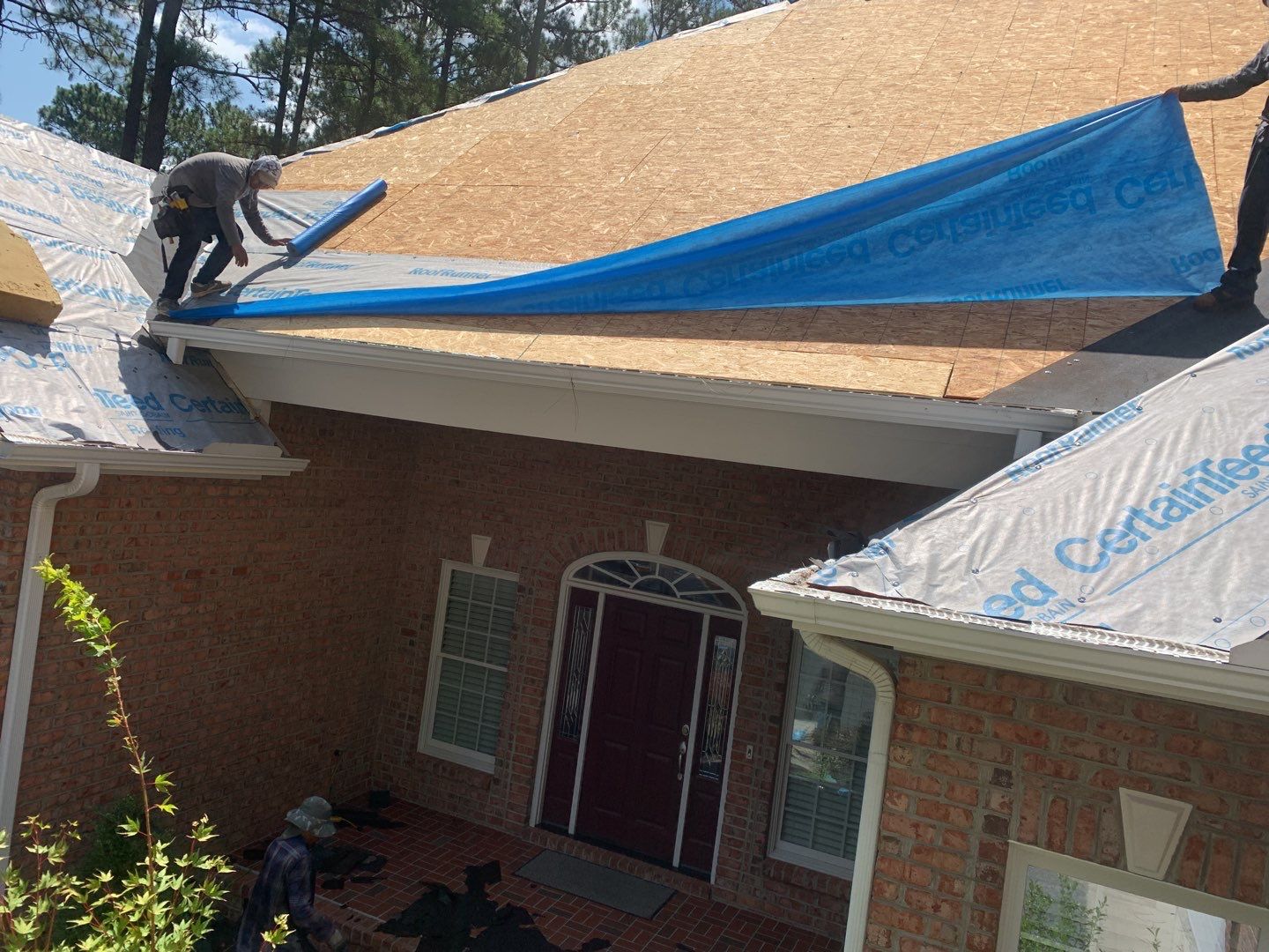 Hail Damaged Inspection / Repair / Re roof by American Roofing NC