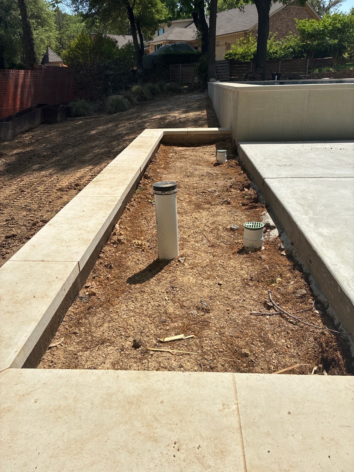 Synthetic Turf Installation using Texas Rye by Turf Concepts
